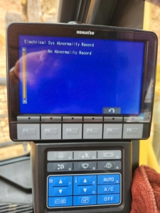 Màn hình máy đào Komatsu