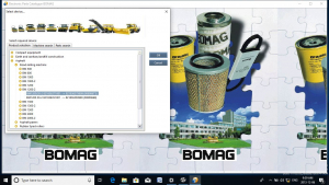 Phần mềm tra cứu phụ tùng Bomag